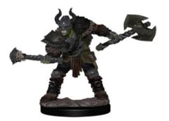Pathfinder Battles Half-Orc Male Barbarian Premium Pre-Painted